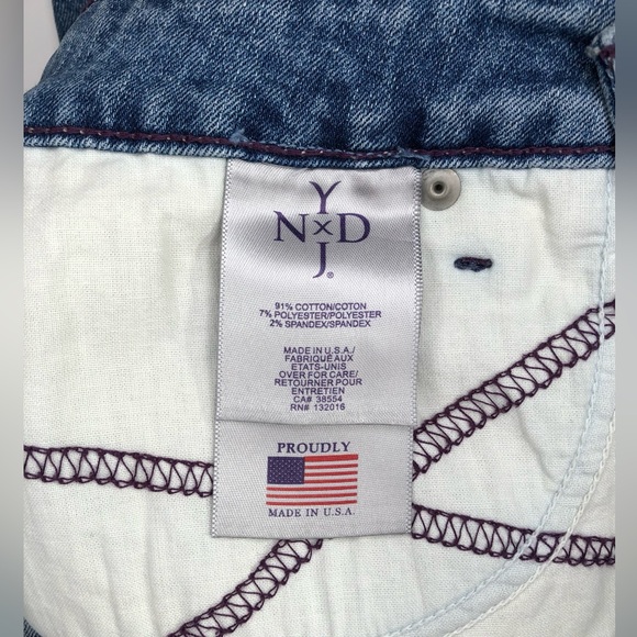 NYDJ High-Rise Straight Ankle Slim Liftxtuck Technology Women’s Jeans - Size: 6 - Picture 13 of 17